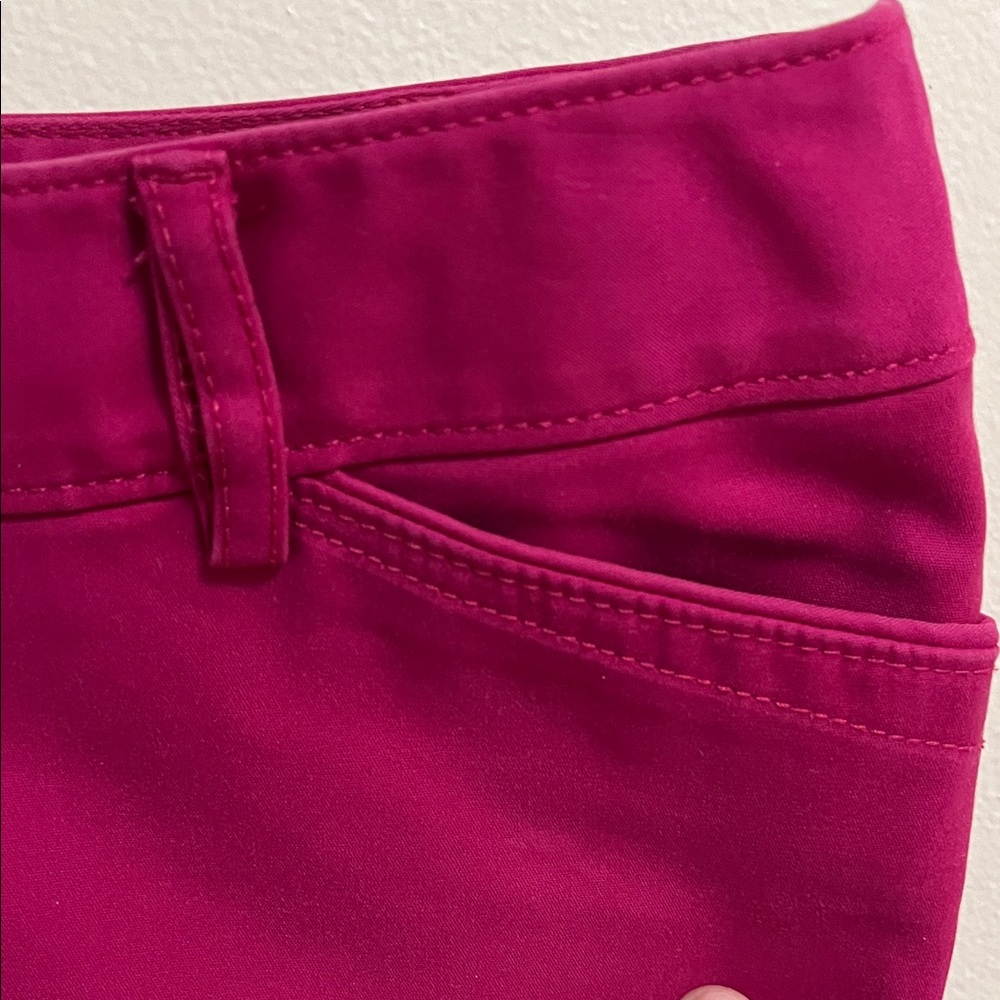 White House Black Market Perfect Form Ankle Pants 6R Fuchsia Classic Mid Rise - Picture 6 of 14